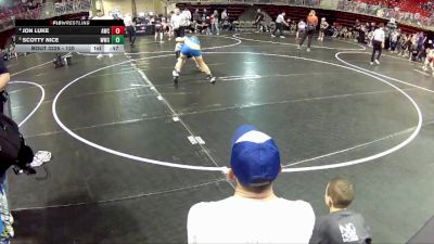 120 lbs Cons. Round 3 - Jon Luke, Alliance Wrestling Club vs Scotty Nice, Wahoo Wrestling Club