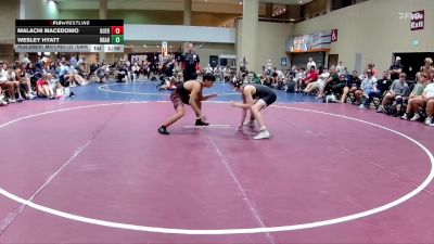 126 lbs Placement Matches (32 Team) - Wesley Hyatt, BRAWL Black vs Malachi Macedonio, Guerilla WC