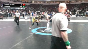 4A 157 lbs Cons. Round 3 - Hunter Aguirre, Silver vs Koji Park, Los Alamos