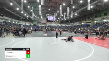 150 lbs Round Of 16 - Tripp DuVall, Holly WC vs Chris Acuna, Darkhorse WC