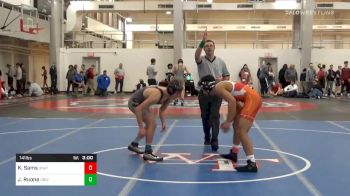 Prelims - Kyle Sams, Unattached-Campbell vs James Ruona, University Of Maryland Unattached