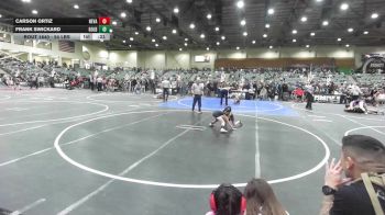 54 lbs Consi Of 8 #1 - Carson Ortiz, Nevada Elite vs Frank Swickard, Gold Rush Wrestling
