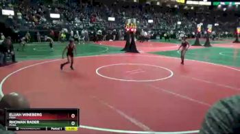 75 lbs Champ. Round 1 - Elijah Wineberg, PROA vs Rhowan Rader, PCWA