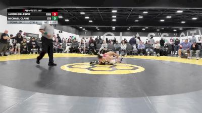 129 lbs Quarterfinals (8 Team) - Jaxon Gillespie, POWA vs Michael Clark, CT Whale