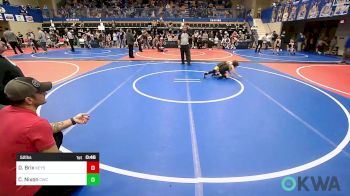 52 lbs Quarterfinal - Derek Brix, Keystone Kids vs Cruz Nixon, Claremore Wrestling Club