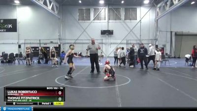 76 lbs Round 1 - Lukas Robertucci, Warhawks vs Thomas Fitzpatrick, New England Gold