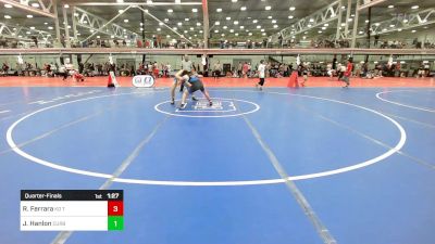 135A lbs Quarterfinal - Jacob Hanlon, Curby vs Ryan Ferrara, Kd Training Center