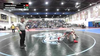 157 Boys Quarterfinal - Kevin Ramirez, San Marcos vs Jordan Mignosi, Coastal Academy