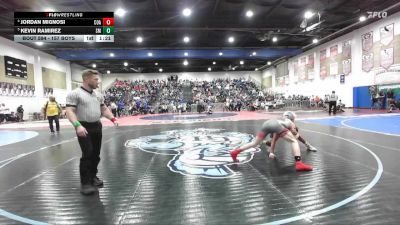157 Boys Quarterfinal - Kevin Ramirez, San Marcos vs Jordan Mignosi, Coastal Academy