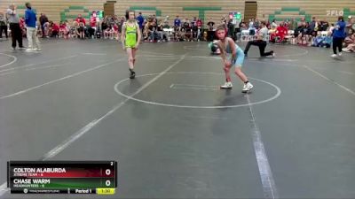 68 lbs Round 4 (6 Team) - Chase Warm, Headhunters vs Colton Alaburda, Xtreme Team