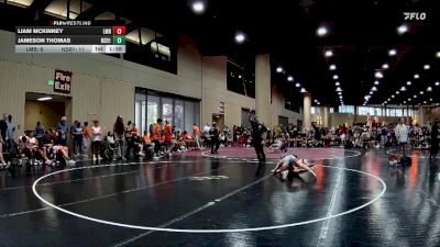 126 lbs Round 2 (6 Team) - Liam McKinney, Louisiana Mud Bugs vs Jameson Thomas, North Shelby Regulators Red