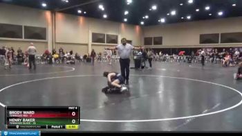 85 lbs Finals (2 Team) - Brody Ward, Tennessee Red vs Henry Baker, Tennessee Black