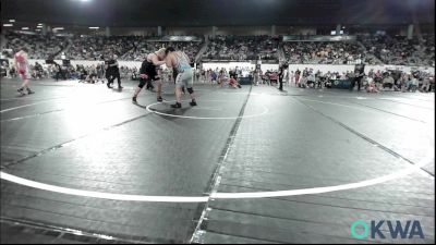 285 lbs Semifinal - Alex Hercules, Elgin Wrestling vs Izaiah Shadden, Bristow Elementary Wrestling Club