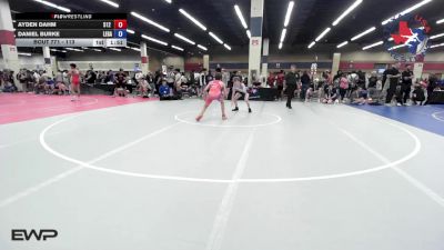 113 lbs Consi Of 16 #1 - Ayden Dahm, 512 Outlaw Wrestling vs Daniel Burke, Legacy Wrestling Club
