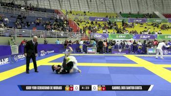 Gabriel Dos Santos Costa vs Igor Yuri Cersosimo De Morais 2025 Brasileiro Jiu-Jitsu IBJJF