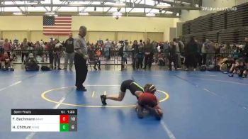 65 lbs Semifinal - Fred Bachmann, Broad Axe Wrestling Club Red.10 vs Hudson Chittum, Minion Black ES