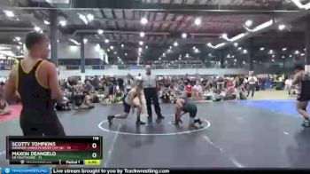138 lbs Round 5 (8 Team) - Scotty Tompkins, HANOVER HAWKEYE/RIVER CITY WC vs Maxon Deangelo, VB FIGHTHOUSE
