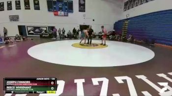 138 lbs Quarterfinal - Joseph Connors, Buffalo Outlaws Wrestling Club vs Reece Whisenant, Greybull Basin Athletic Club