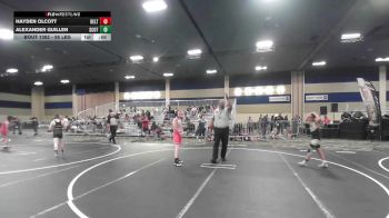 95 lbs Consi Of 16 #1 - Hayden Olcott, Delta WC vs Alexander Guillen, Scotsmen WC