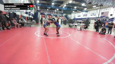 172 lbs 3rd Place Match - Jamilah Barry, Team War vs Sydney Lostaunau, Bishop Amat