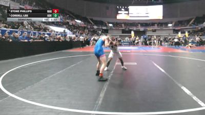 7A 126 lbs Semifinal - Cordell Lee, Huntsville vs Stone Phillips, Vestavia Hills