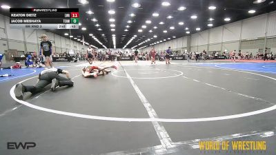 102 lbs Rr Rnd 3 - Keaton Dietz, LWA 12U vs Jacob Meshaya, Team Dash 12U