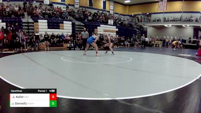 110 lbs. Semifinal - Jayden Keller, Brookfield vs Julia Donnelly, Washington