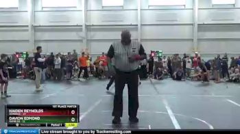 84 lbs Finals (2 Team) - Haiden Reynolds, Donahue vs Davion Edmond, Rambler