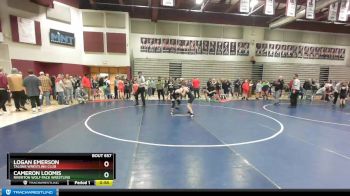 96 lbs Semifinal - Cameron Loomis, Riverton Wolf Pack Wrestling vs Logan Emerson, Talons Wrestling Club