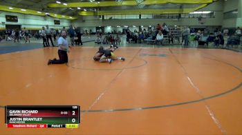 125 lbs Cons. Round 3 - Justin Brantley, Manchester vs Gavin Richard, Delaware Valley