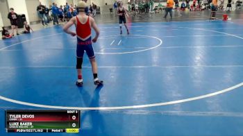 115 lbs Placement (4 Team) - Luke Baker, LPGE/B Wolves vs Tyler DeVos, Canby