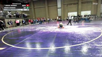 100 lbs Champ. Round 2 - Abigail Sehnert, Northwest vs Kenzie Johnson, Sand Springs