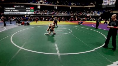 5A 114 lbs Quarterfinal - Natalie Powell, Burleson Centennial vs Tessa Urias, Lubbock Coronado