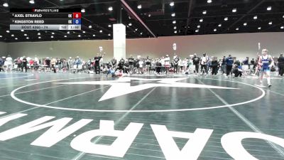 74 lbs Cons. Semis - Axel Stravlo, OK vs Kingston Reed, OK