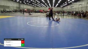 49 lbs Consolation - Tate Russell, Rezults Wrestling vs Luke Taussig, Sly Fox Wrestling Academy