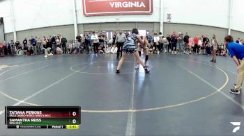 112-119 lbs Cons. Round 2 - Samantha Reiss, New Kent vs Tatiana Perkins, Falls Church Force Wrestling C