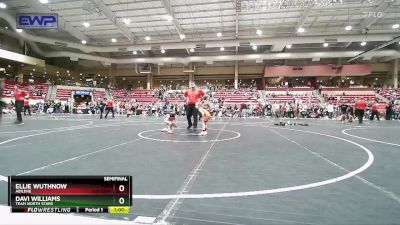 45 lbs Semifinal - Davi Williams, Team North Stars vs Ellie Wuthnow, Abilene