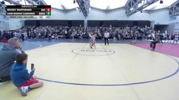 82-J lbs Consi Of 16 #2 - Mickey Marturano, Black Sheep WC vs Liam Moran Caimares, RedNose Wrestling School