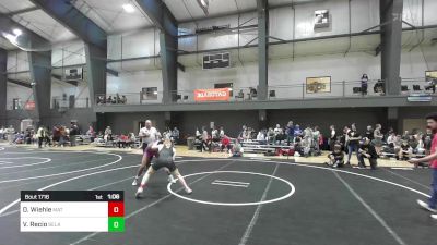 123 lbs Semifinal - David Wiehle, Mat Demon WC vs Valentino Recio, SelahFlo Vikings