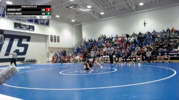 106 lbs Quarterfinals (8 Team) - Cylas Gras, Oak Grove HS vs Jensen Hitt, Lewisburg