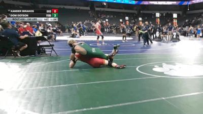 190 lbs Round Of 16 - Xander Birakos, Oakdale (SJ) vs Dom Dotson, Poway (SD)