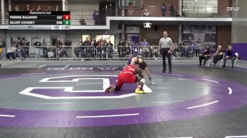 141 lbs Round 2 (4 Team) - Elliot Cooney, Cornell College vs Pierre Baldwin, Central