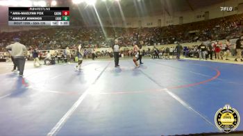 G5A-135 lbs Cons. Round 1 - Ania-maelynn Fox, Cache-Girls vs Ainsley Jennings, Little Axe-Girls