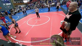 107.8-113.8 lbs Rr Rnd 1 - Olivia Miller, Harrah Little League Wrestling vs Payton Ethridge, HARRAH BTB