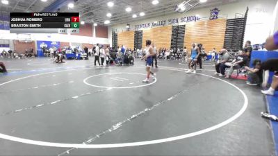 120 lbs Cons. Round 3 - Joshua Romero, Liberty (Bakersfield) vs Braxton Smith, Cleveland
