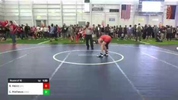 95 lbs Round Of 16 - Braaden Heinz, Brighton Bulldogs vs Chance Mathews, Grandview