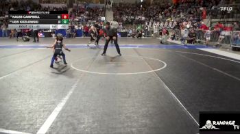 43 lbs Cons. Round 1 - Levi Kozlowski, Junction City vs Kaleb Campbell, Hutchinson Kids