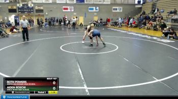 171 lbs Semifinal - Aiden Roschi, Eagle River High School vs Roth Powers, South Anchorage High School