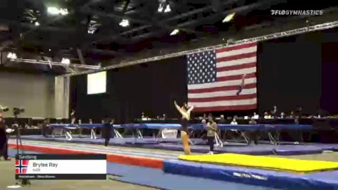 Brylee Ray - Tumbling, NSB - 2021 USA Gymnastics Championships
