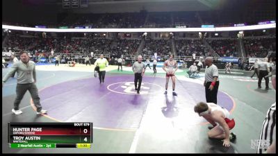 II-189 lbs Quarterfinal - Troy Austin, Whitehall vs Hunter Page, Oxford/Greene